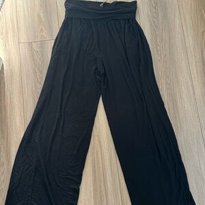 Athleta Black Wide-Leg Women's Pants